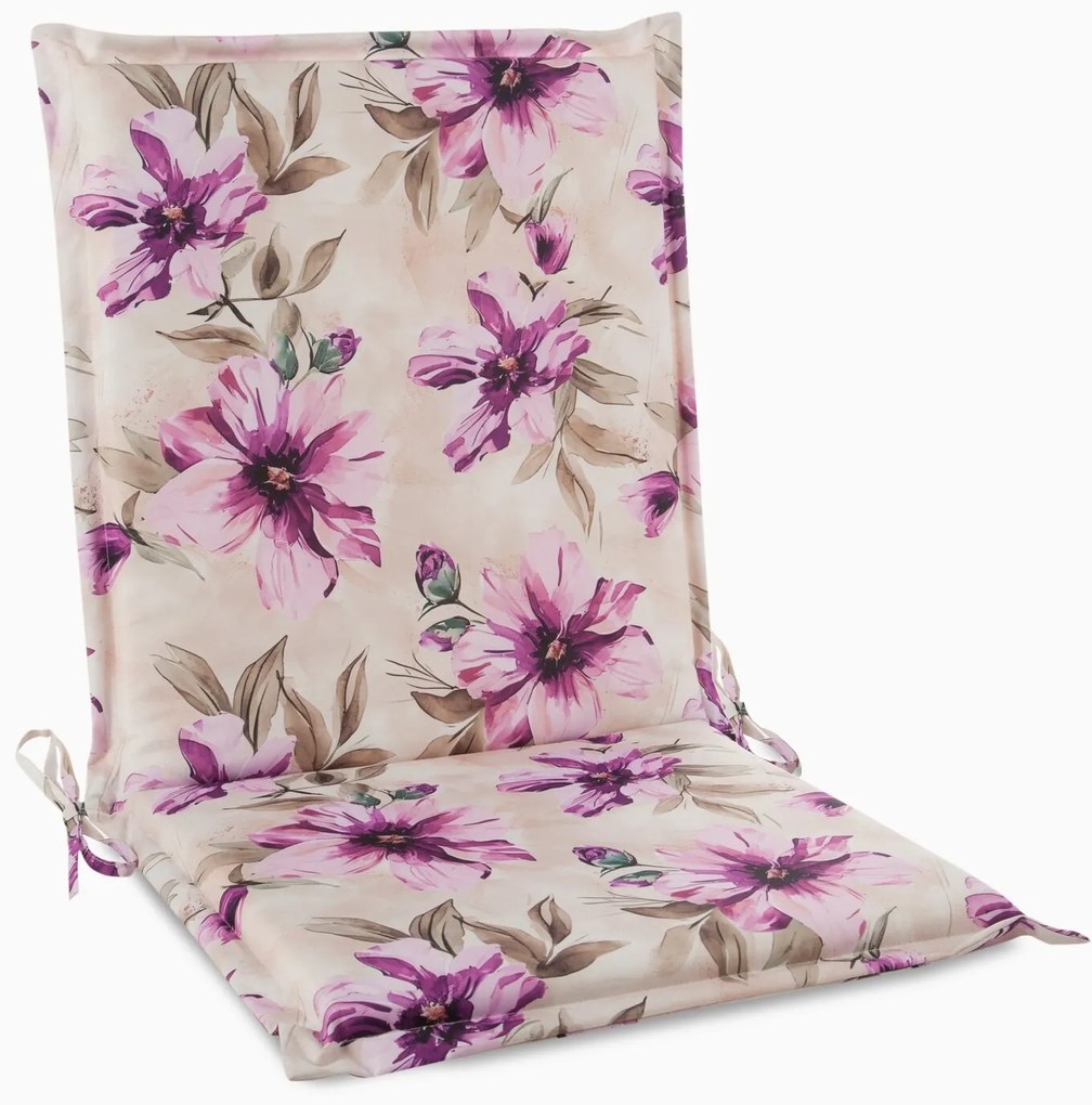 EUROFIRANY ZÁHRADNÝ VODEODOLNÝ PODSEDÁK NA STOLIČKU GARDEN29B 45X90X3 CM KVETY