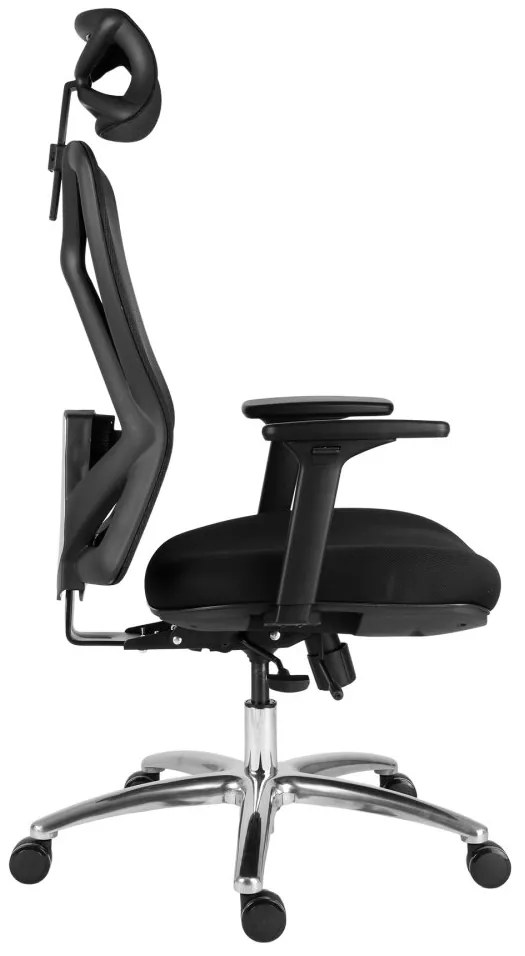 Kancelárska ergonomická stolička Neoseat VIBE — čierna, nosnosť 150 kg