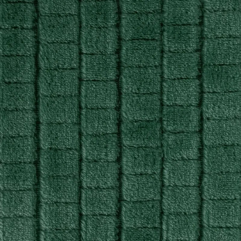 EUROFIRANY Nadýchaná a veľmi mäkká prikrývka z mikroflísu 170 cm x 210 cm tmavozelená 100 % polyester Varianta: 352563