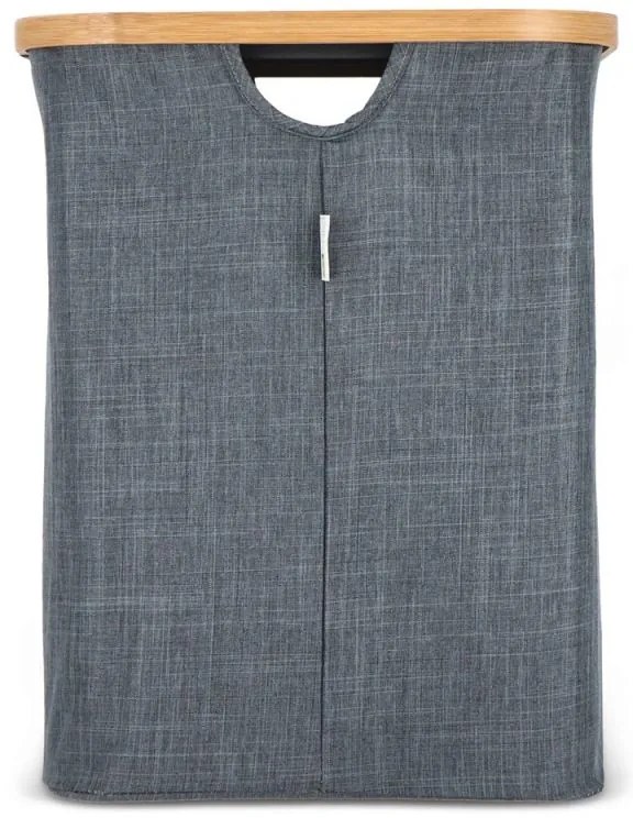 Kôš na bielizeň NOLVIO 50 L, modrosivý