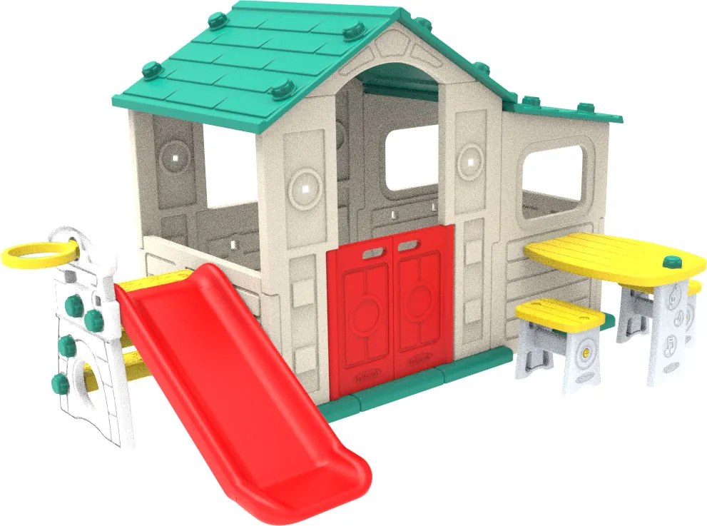 Ramiz Veľký dom s vestibulom 4v1 Zelená strecha