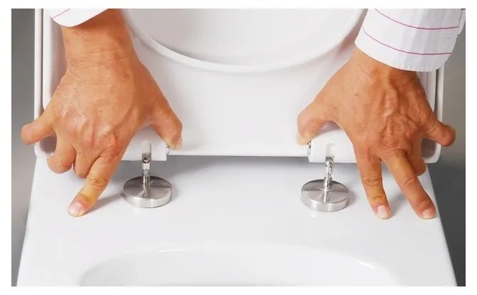 Súprava WC misy Mexen LENA SLIM RIMLESS + bidet biela