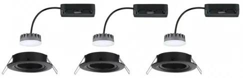 Paulmann 93080 - SADA 3xLED/6W IP23 Stmievateľné podhľadové svietidlo COIN 230V