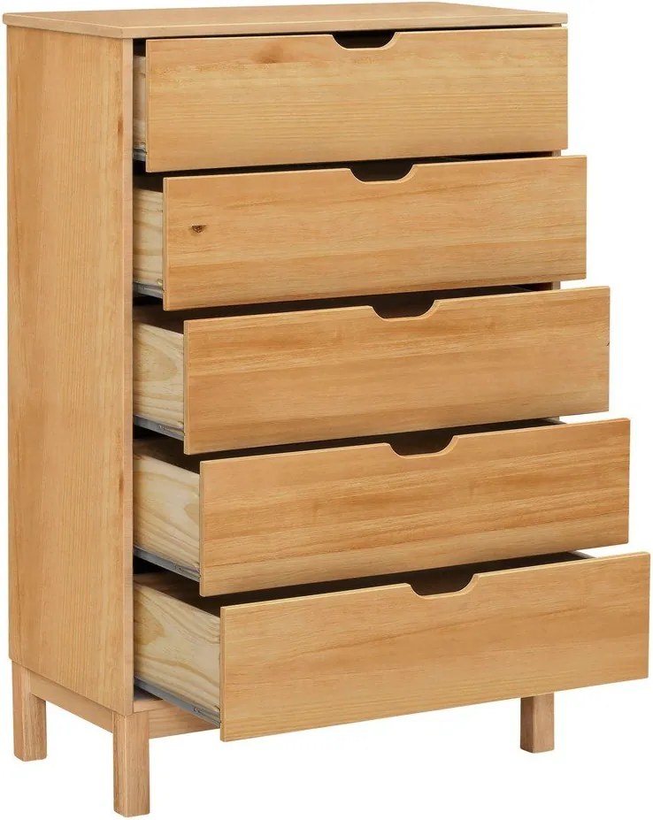 Vysoká komoda z borovicového dreva v prírodnej farbe 113x39 cm Post – Støraa