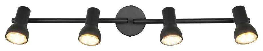 Čierne bodové svietidlo ø 8 cm Cantar – Reality