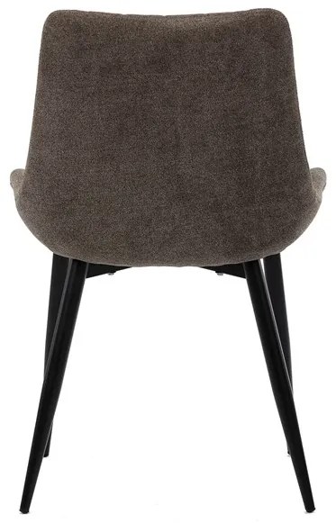 Autronic BONTEC Jedálenská stolička, hnedá, látka, DCL-218 BR2 Farba: Šedá