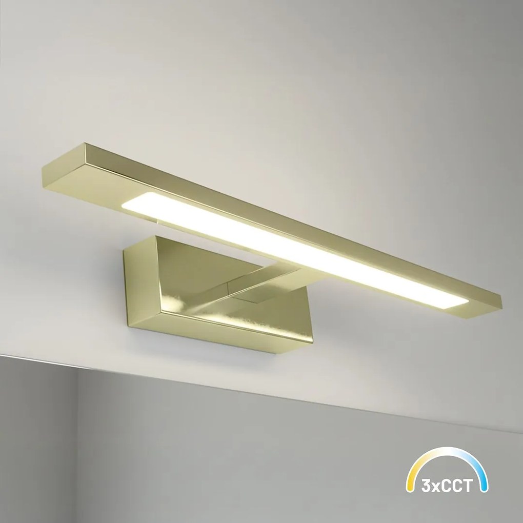 Nástenné LED svietidlo Klimt, 1x LED 8w, 3000-6000k, (40 cm), g