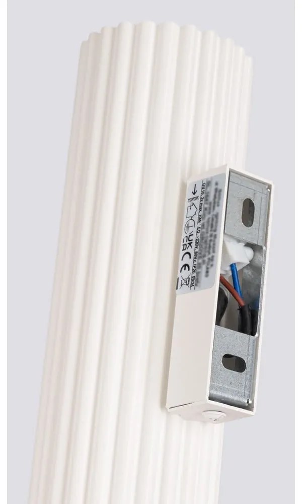 Krémovobiele nástenné svietidlo Gleam – Sollux