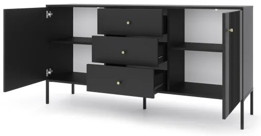 Komoda LUE čierna