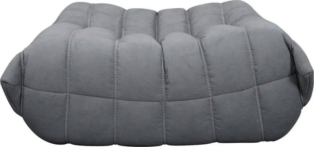 Taburet Nua 86 cm zamat sivý