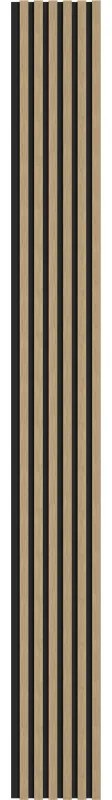 Mexen Lam-B, akustické stenové lamely 275 × 30 cm, HDF doska 4 mm, technická dyha, orech ľanový, S100-275307-3015-015