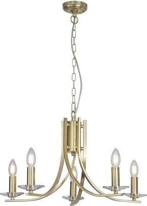 Searchlight 4165-5SB - Závesný luster ASCONA 5xE14/60W/230V