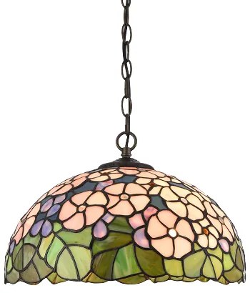 Tiffany luster do obývačky Prezent 201 vzor 2 23*120*41