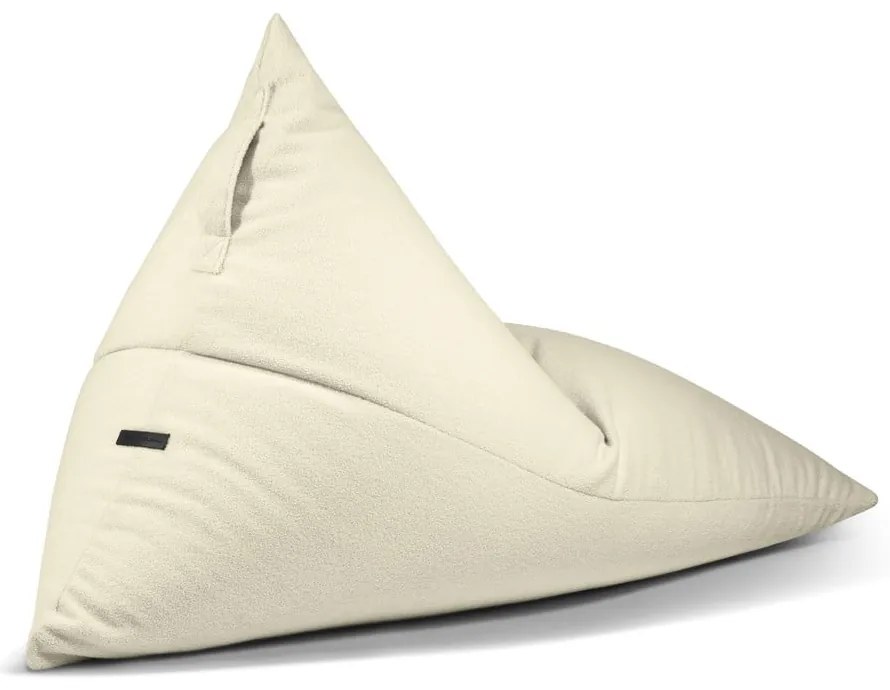 Svetlosivý sedací vak z textílie buklé Razzmatazz – SLOWDOWN