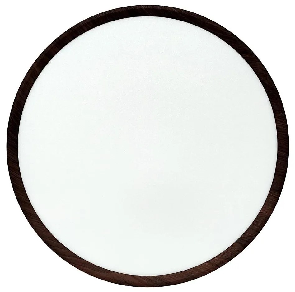 LED stropné svietidlo LED/32W/230V 3000/4000/6500K, priemer 40 cm, hnedé