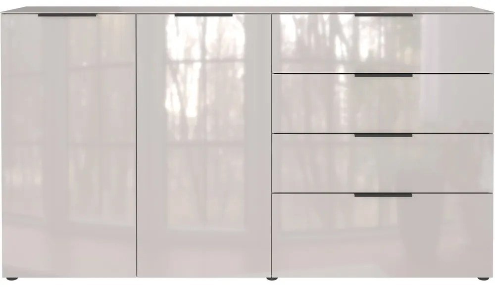 Krémová nízka komoda 184x102 cm Oakland – Germania