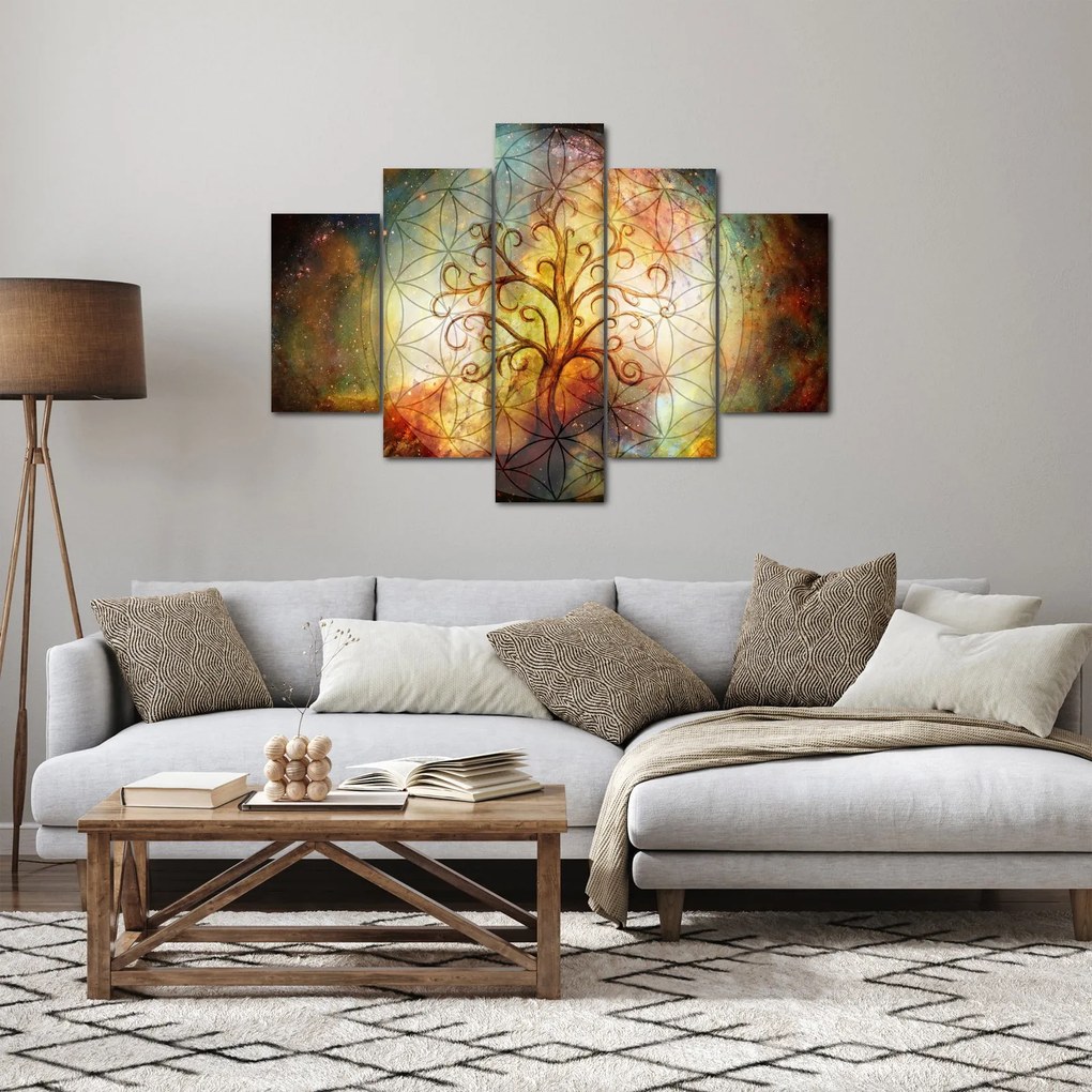 Abstraktný obraz stromu (150x105 cm)