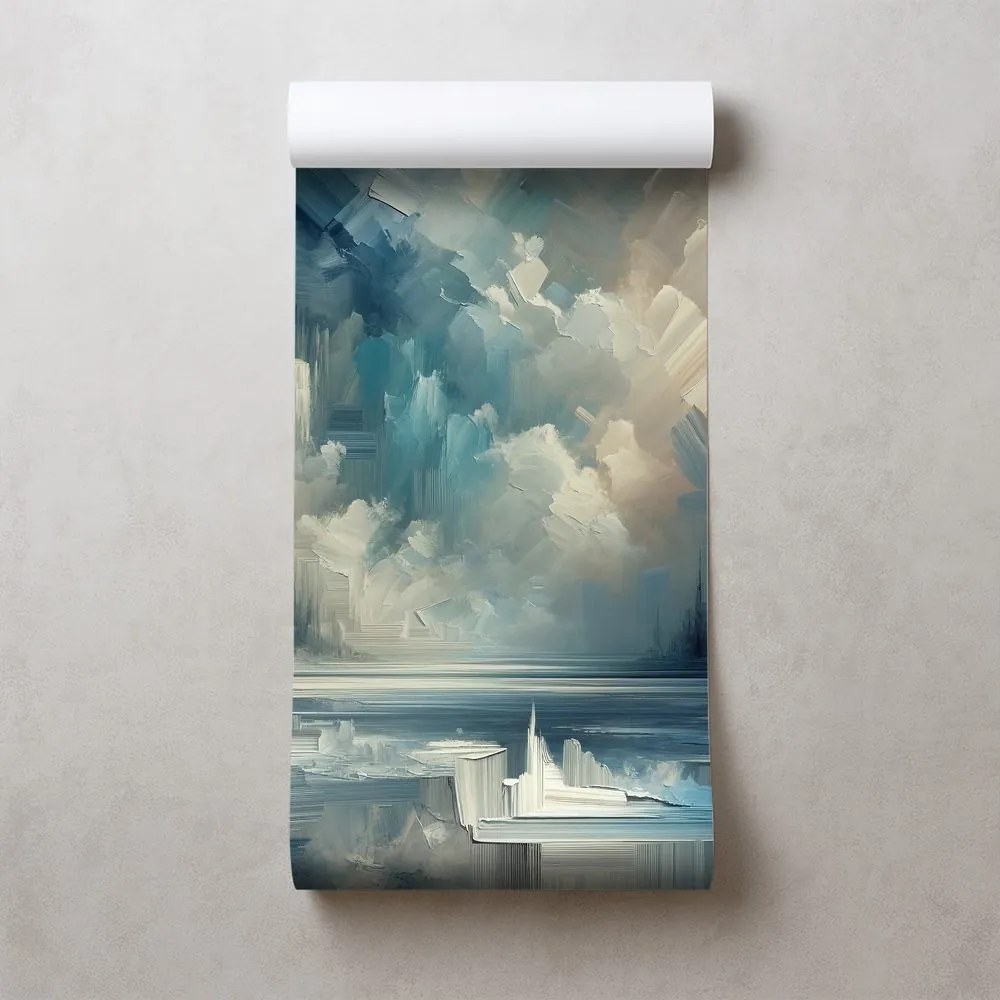 Tapeta impresionistická zimná krajina