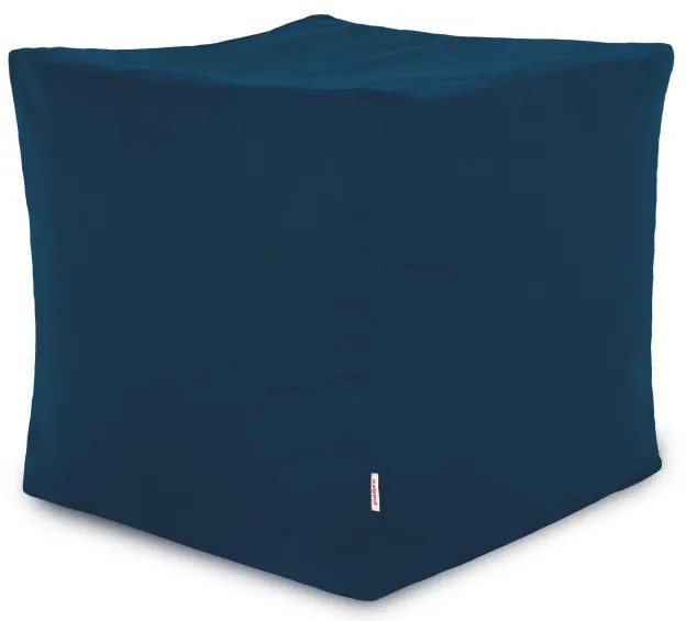 Plyšová taburetka granátová