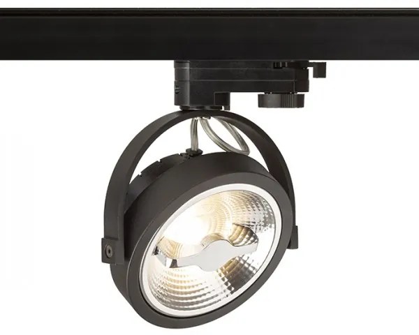 RENDL KELLY LED pre trojokruh. lištu čierna 230V LED 12W 24° 3000K R12339