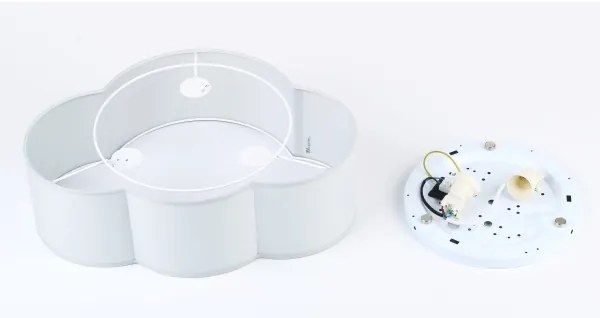 Brilagi - Detské stropné svietidlo NIMBUS MINI 2xE27/15W/230V 31x43 cm sivé