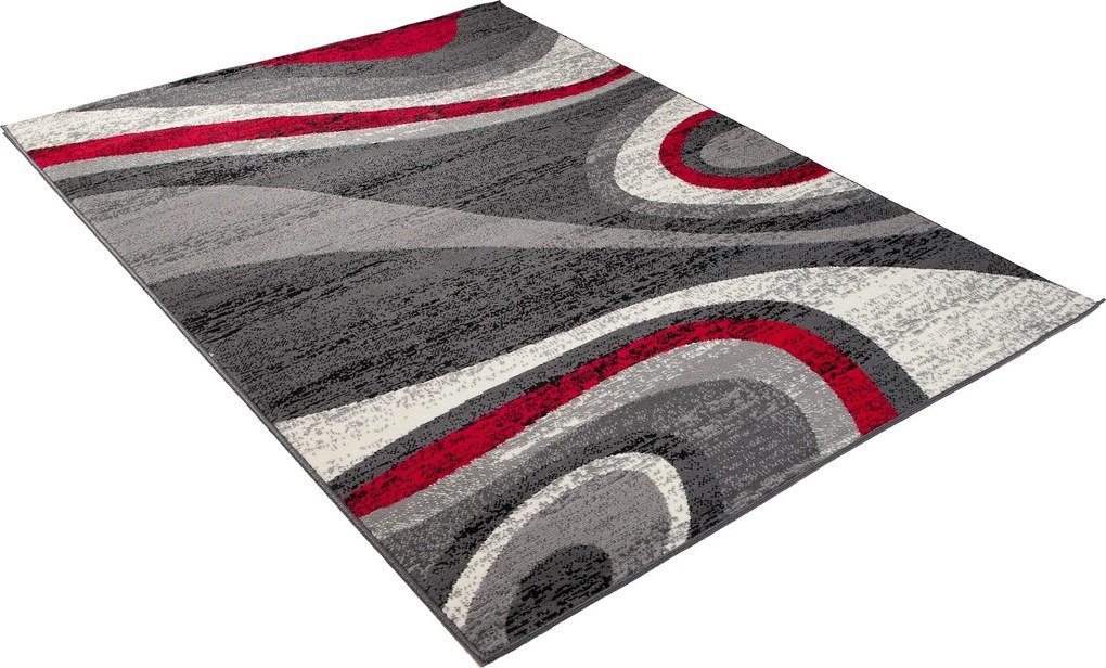 TA Koberec D317A TMAVO ŠEDÁ LACNÝ PP CRM Rozmer: 160x220 cm