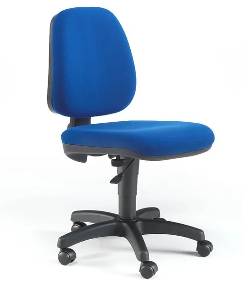 Pracovná dielenská stolička DARWIN, výška 430-550 mm, modrá