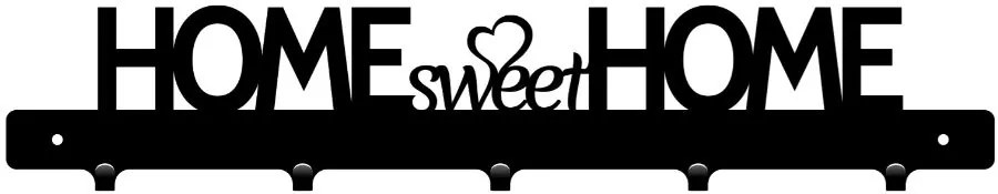 Vešiak na stenu do chodby HOME SWEET HOME 50