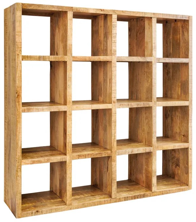 Polica IRON CRAFT 160 × 156 cm Mango Natural
