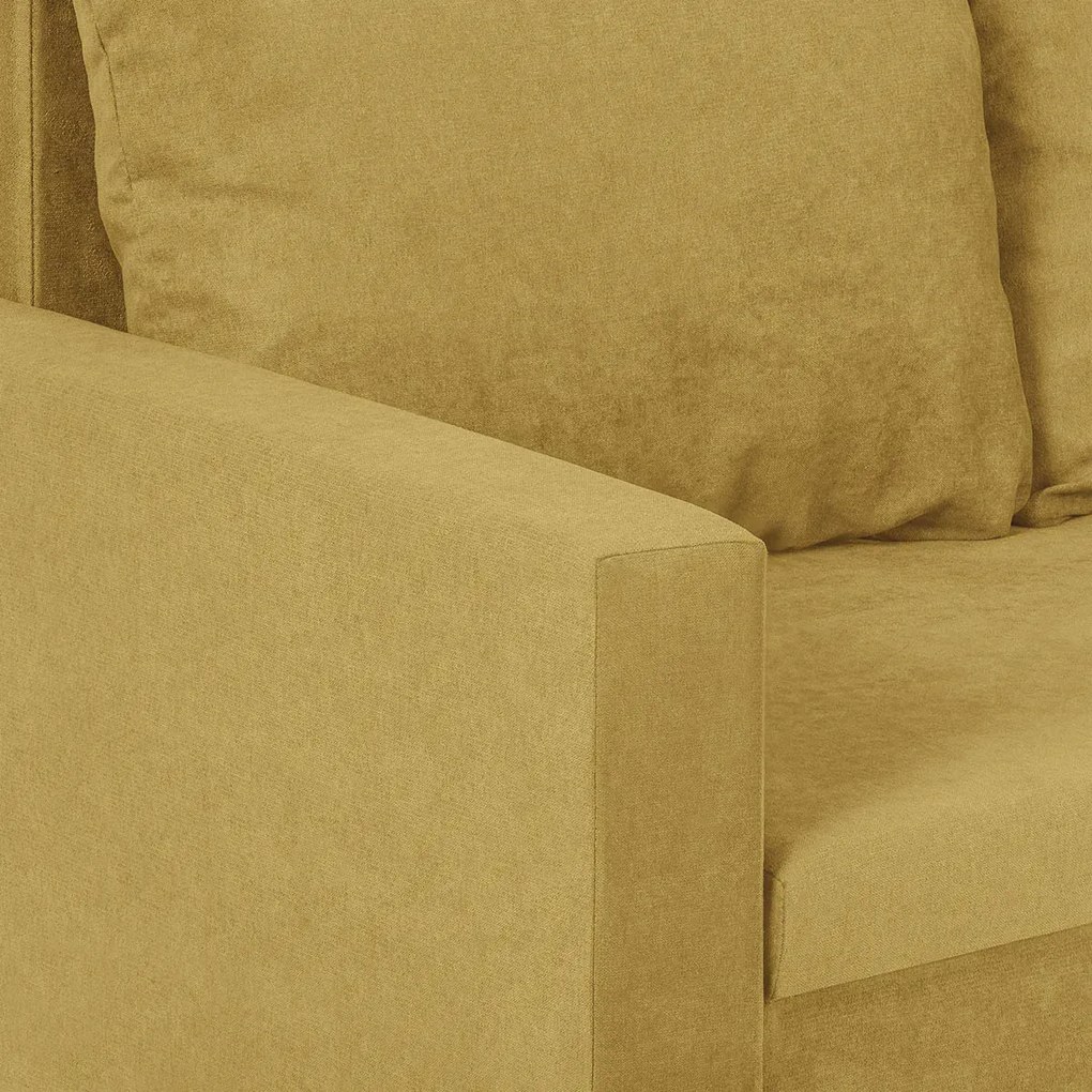 Rozkládací pohovka DELLA Hořčicová