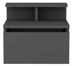 Nočný stolík NOVEN antracit