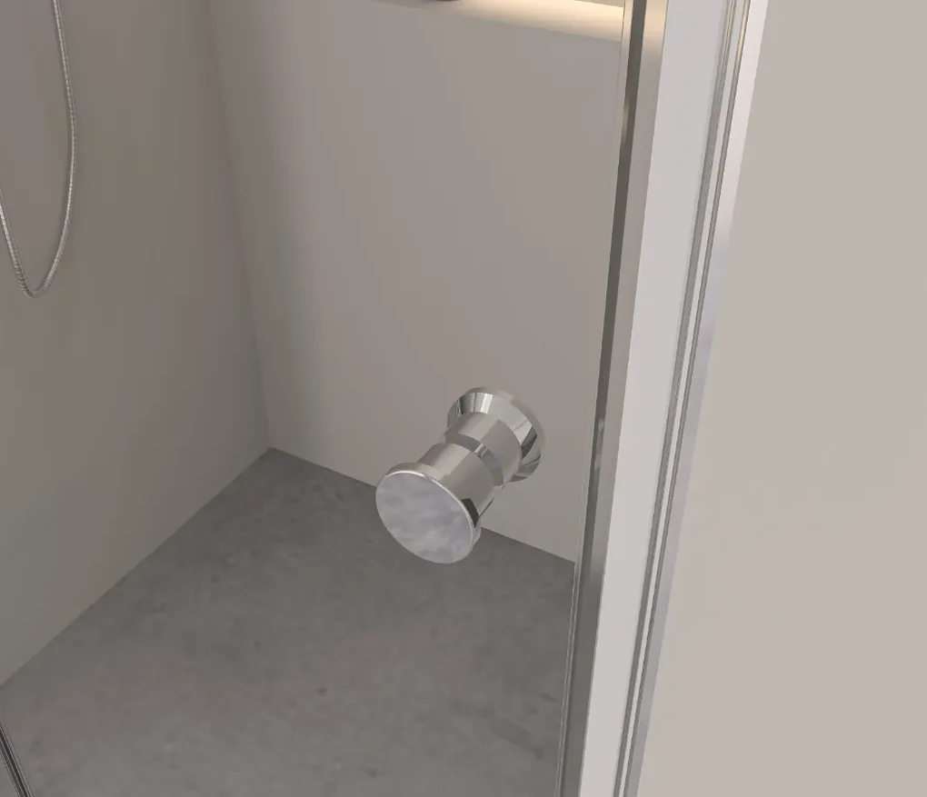 Erga Bern Double, sprchový kút s 2-krídlovými dverami 100(dvere) x 110(dvere) x 195 cm, 6mm číre sklo, chrómový profil, ERG-V02-BERN-D100D110-CL-CR