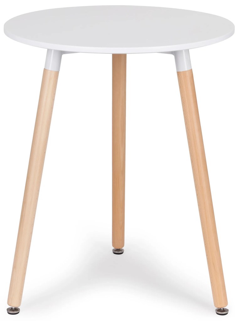 Moderný drevený stôl do kuchyne v obývacej izbe 60 cm