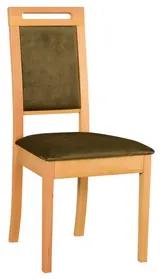 Jedálenská stolička ROMA 15 Biela Tkanina 38B