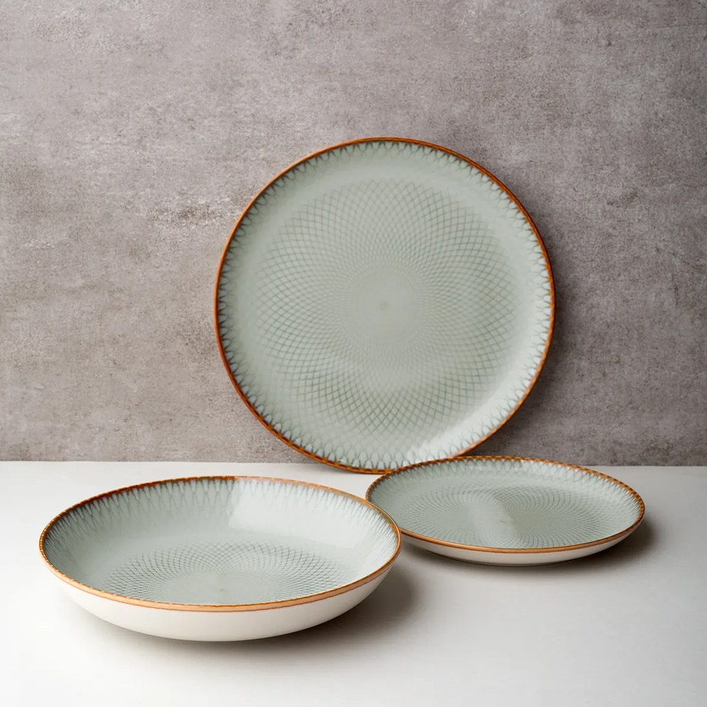 Tanier dezertný Coupe 20 cm set 4 ks - Elements Day Mandala - 492519