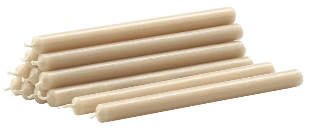 Stoff Nagel Sviečka STOFF Nagel Beige – sada 12 ks
