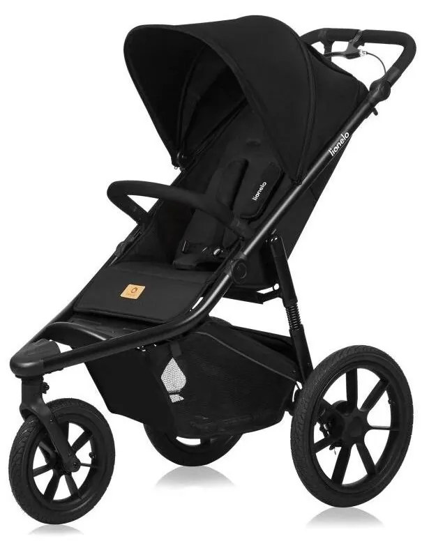 Lionelo - Športový kočík AZURA čierna