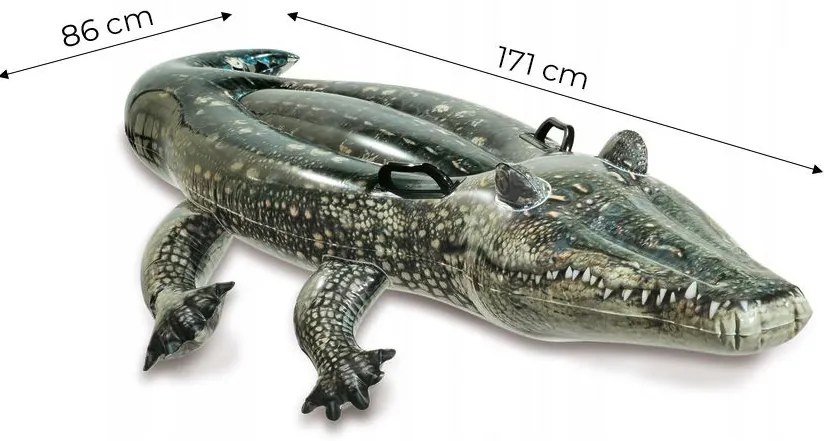 Nafukovací krokodil 170 cm INTEX