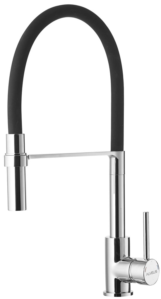 BATERIE ELLA chrom + hadice černá F