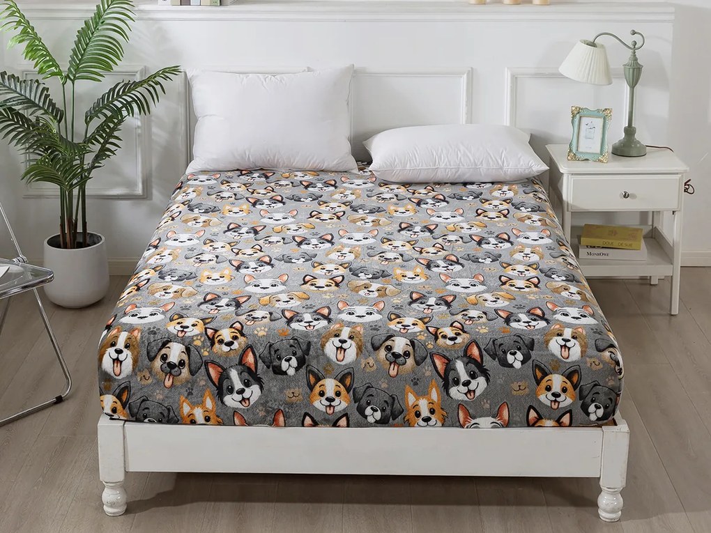 XPOSE® Mikroplyšová plachta DOGS Exclusive 90x200 cm