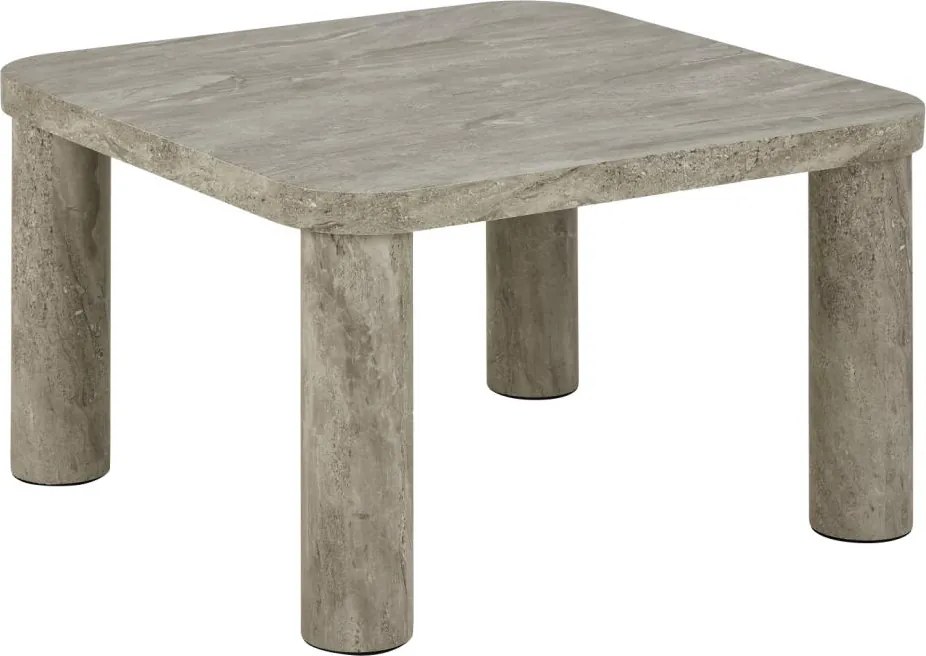 Konferenčný stolík Solano 60 cm mramor sivý