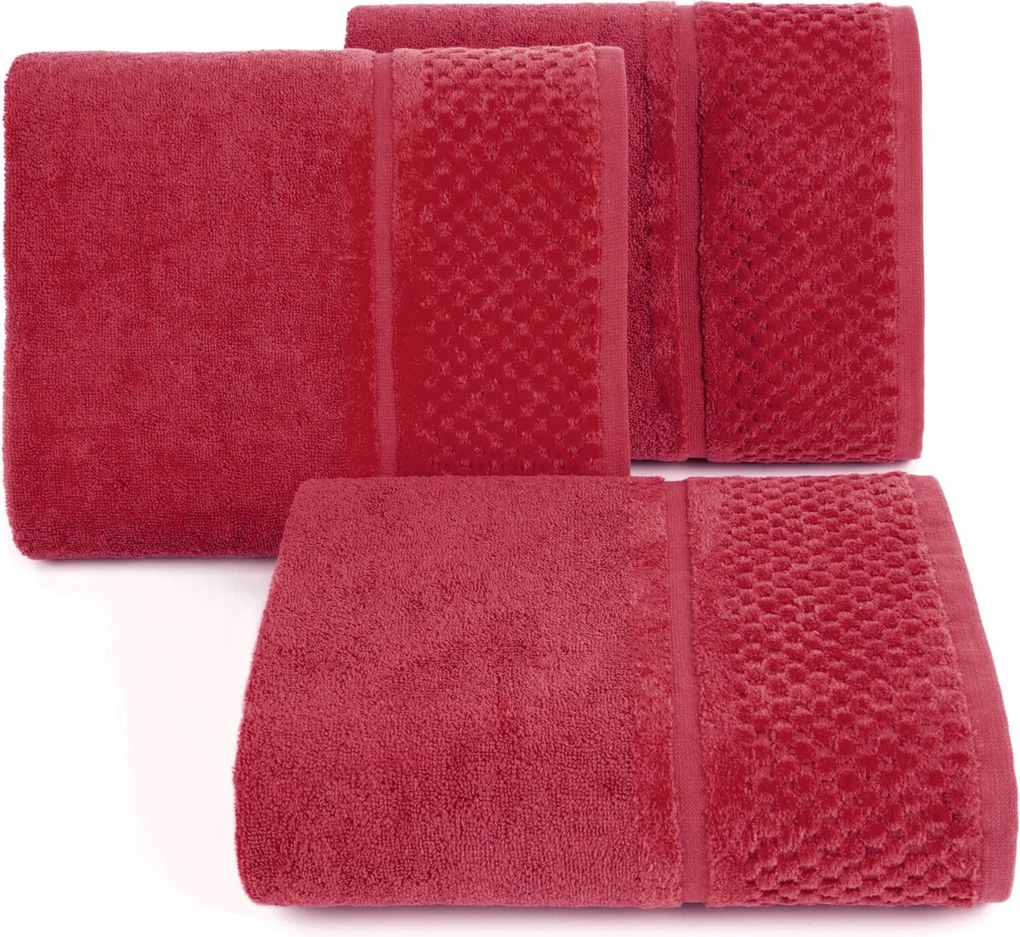 FROTÉ UTERÁK IBIZA9 50X90 CM ČERVENÁ