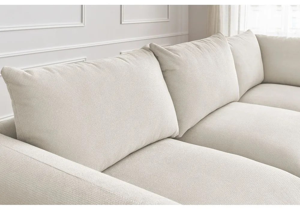 Krémová rohová pohovka Ernest – Bobochic Paris