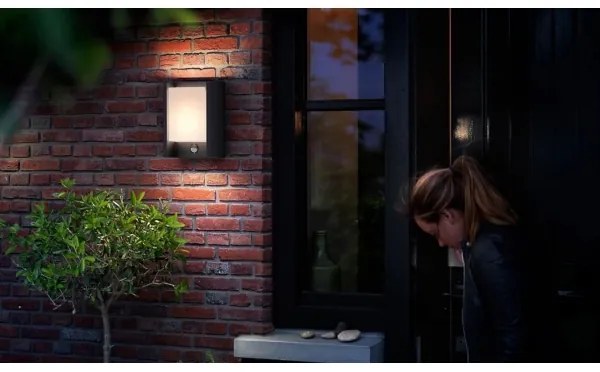 Philips - LED Vonkajšie nástenné svietidlo so senzorom ARBOUR LED/3,8W/230V IP44