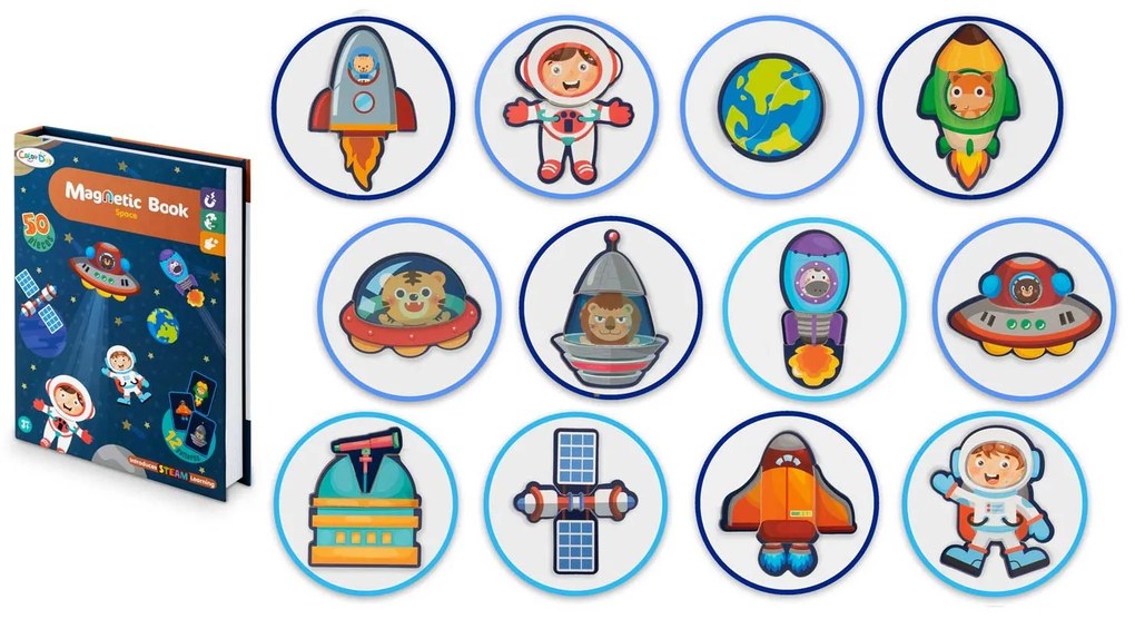 Ricokids Magnetická kniha Cosmos RK-770