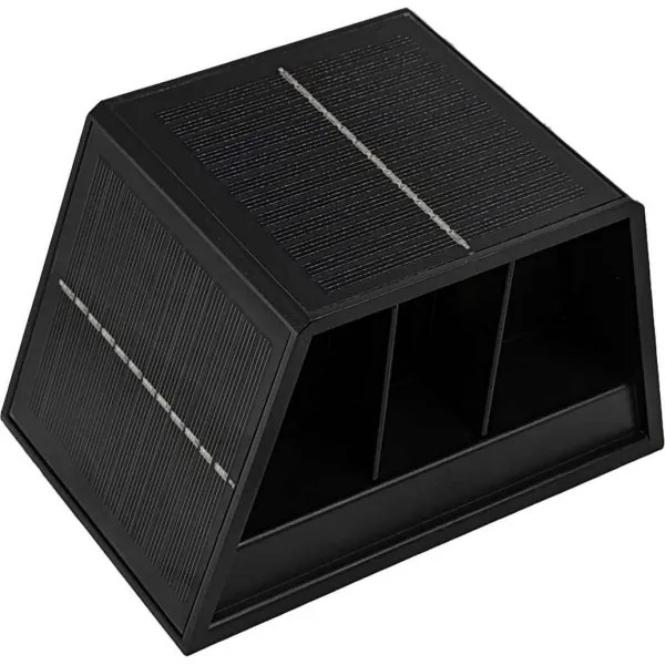 LED Solárne nástenné svietidlo CUBUS 2xLED/1,5W/3,7V 1500 mAh IP54