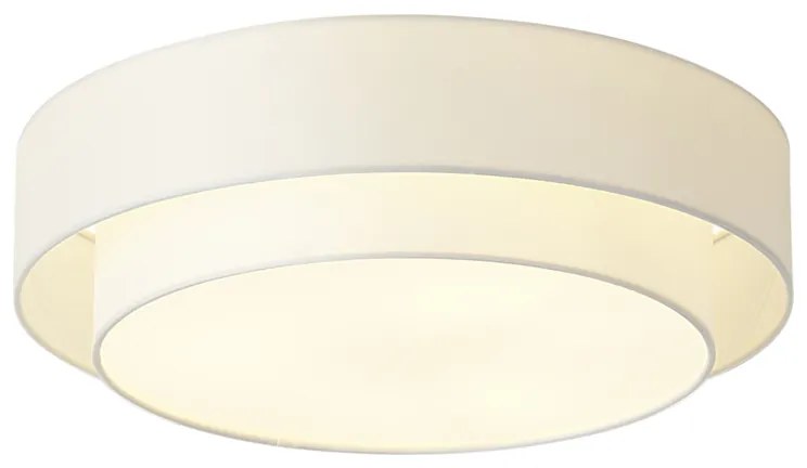 Moderné stropné svietidlo biele 50cm 3-svetelné - Drum Duo
