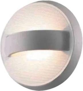 ACA DECOR Vonkajšie nástenné LED svietidlo ORB Grey 7W/230V/3000K/223Lm/84°/IP54, šedé