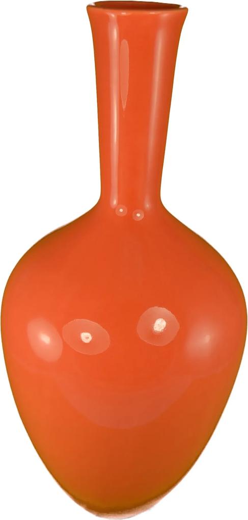 Veľká oranžová váza