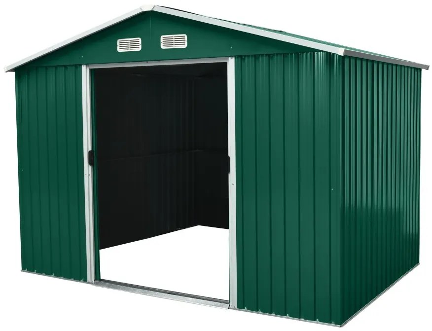 Záhradný domček BestBerg ZDB-7Z / 7,2 m² / 301 x 238 x 214 cm / zelený